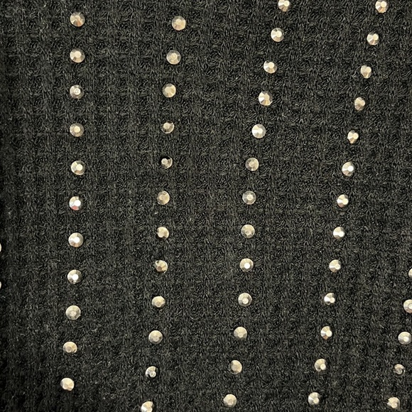 Vocal black sparkle studded hoodie top size 3XL - Picture 5 of 8